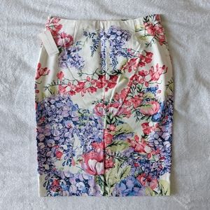 NWT Charter Club Petite Floral Pencil Skirt